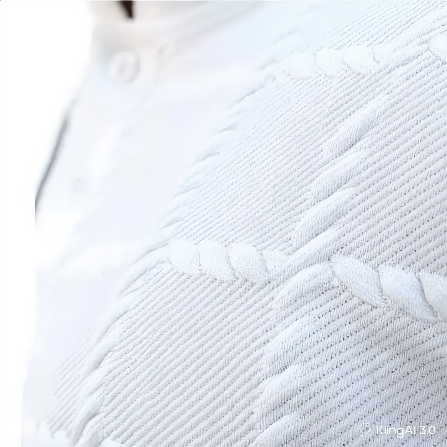 Textured check polo shirt