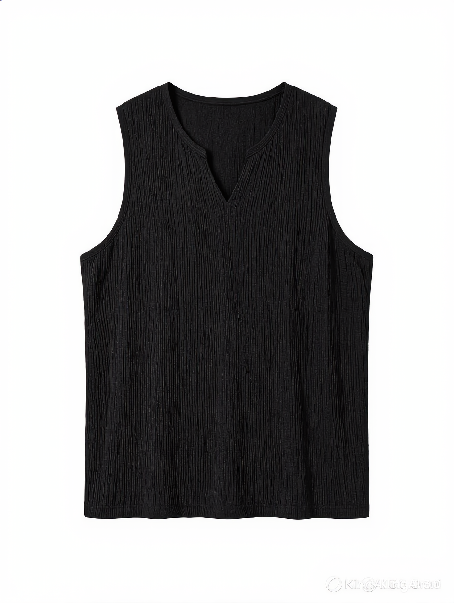 Sleeveless criss-cross knit top