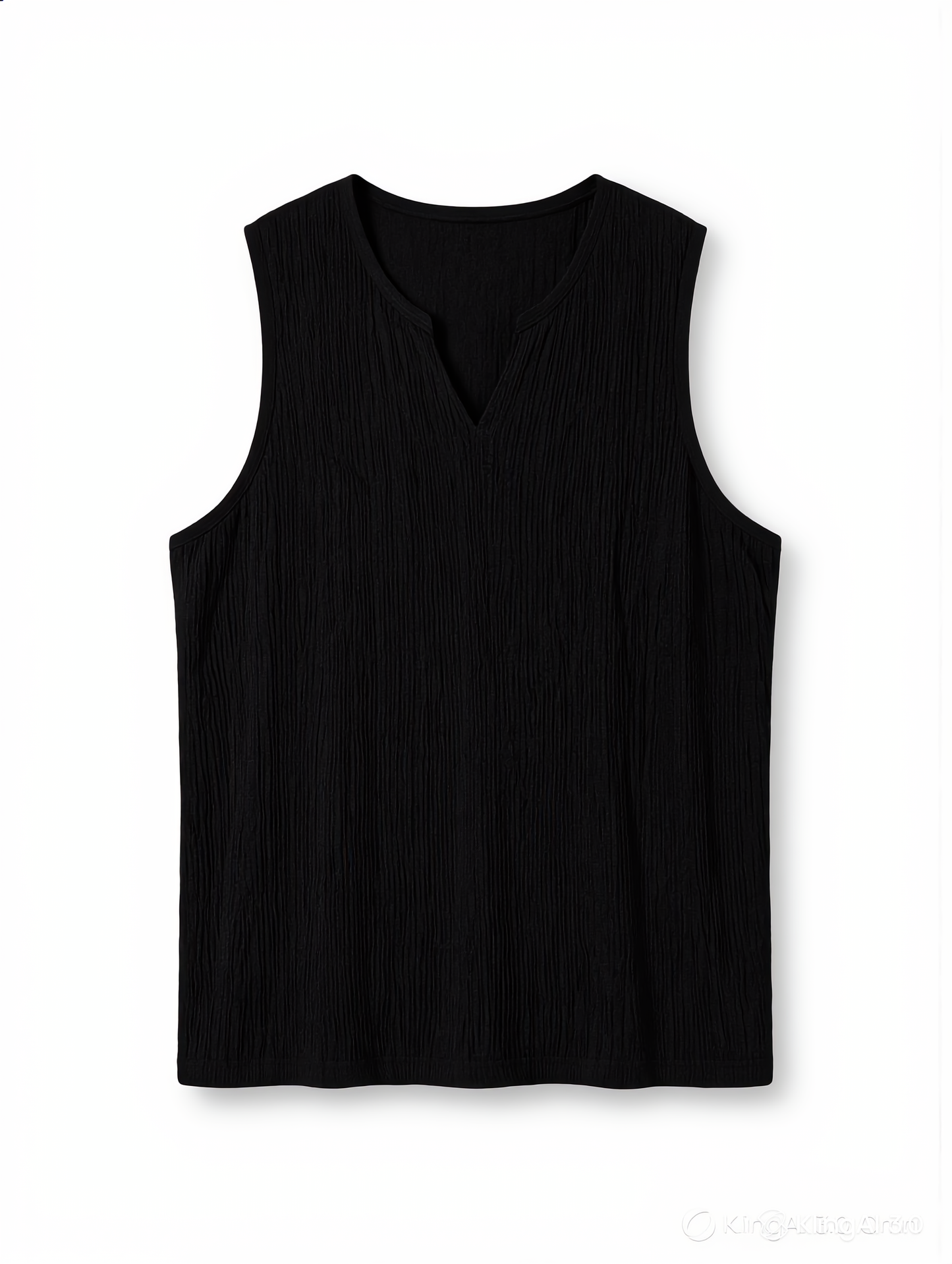 Sleeveless criss-cross knit top