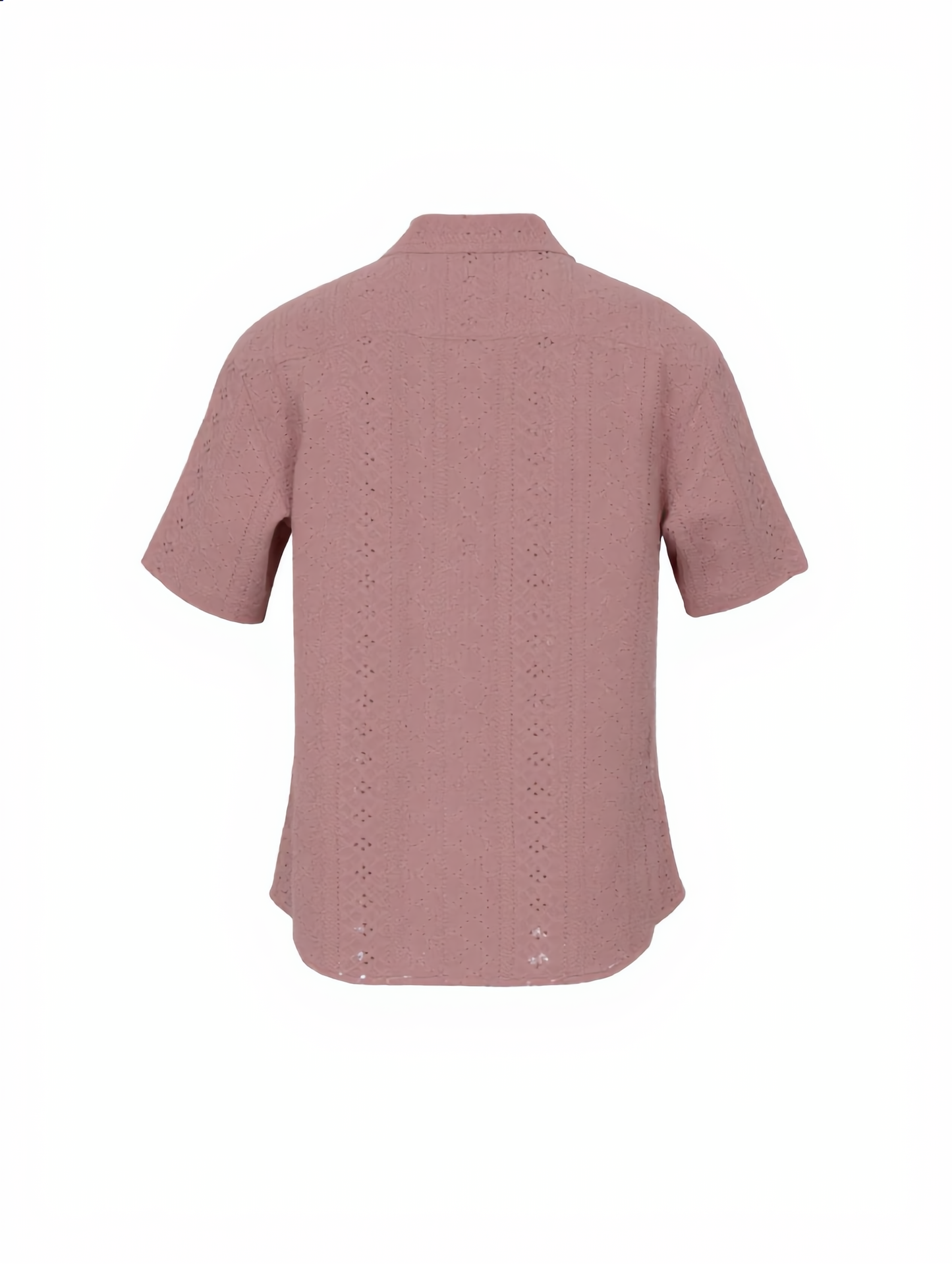 Openwork Camp Collar Shirt