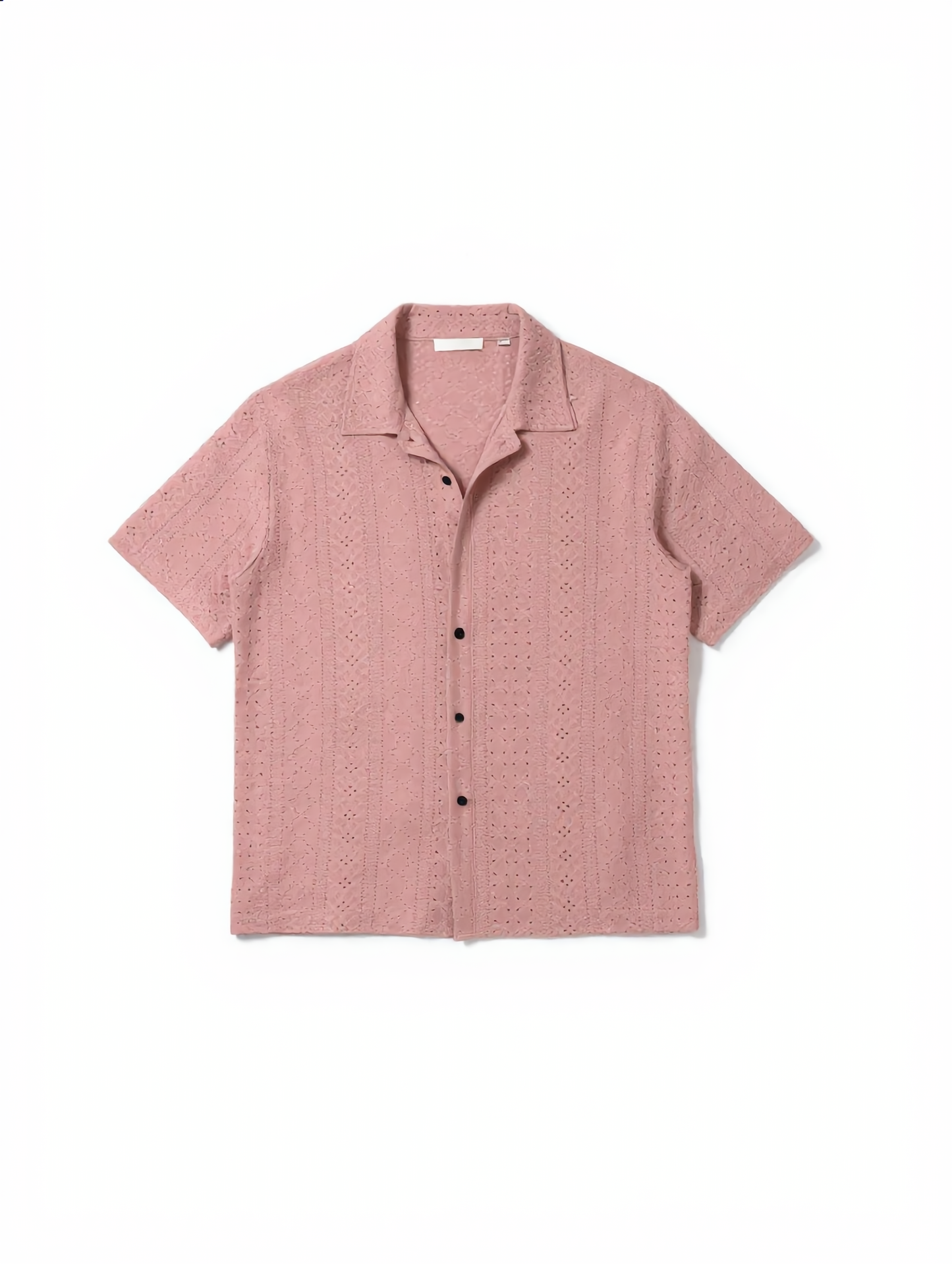 Openwork Camp Collar Shirt
